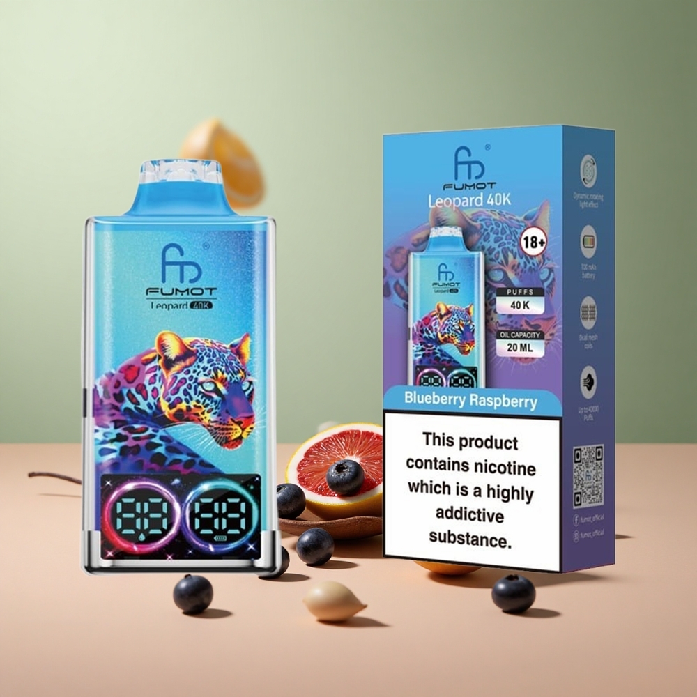 Fumot Leopard 40K Боровинка Малина 5% Dual Mesh Type-C
