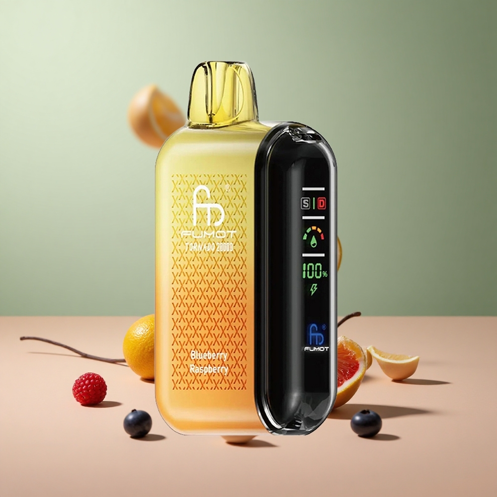 Fumot Tornado 20000 Боровинка Малина Dual Mesh 20ml Smart Display
