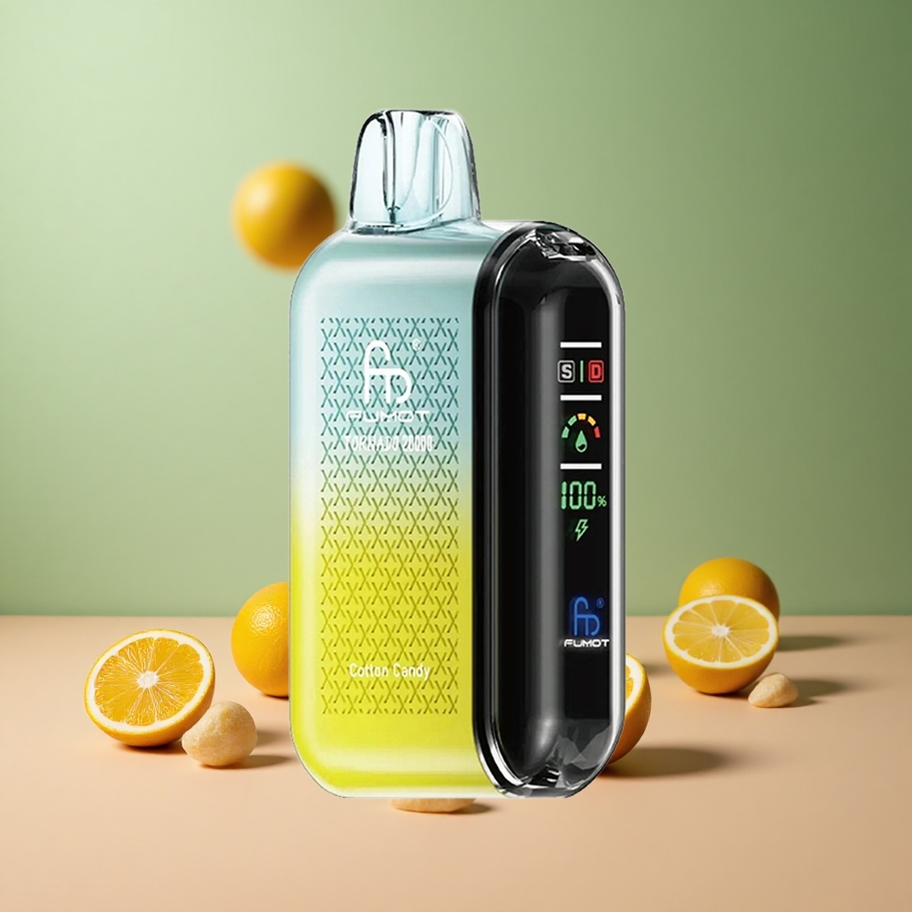 Fumot Tornado 20000 Памучна захар с Dual Mesh Coil и Smart Display