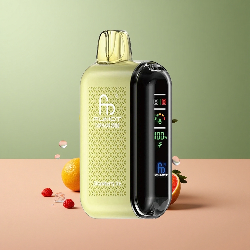 Fumot Tornado 20000 Ягодов Лед с Двойна Мрежа и Интелигентен Дисплей