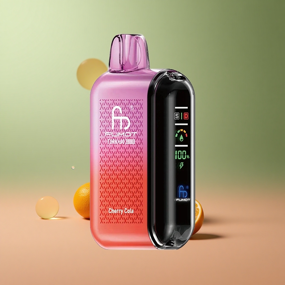 Fumot Tornado 20000 Черешова Кола с Двойна Мрежа и Интелигентен Дисплей