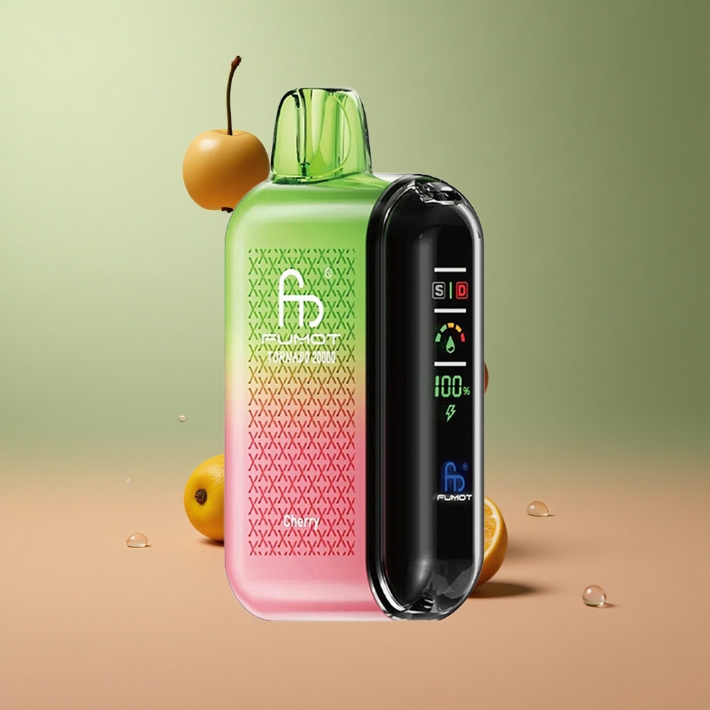 Fumot Tornado 20000 Черешов Торнадо с Двойна Магистра и Умен Дисплей