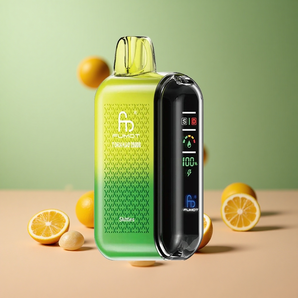 Fumot Tornado 20000 Скитълс Дуал Мрежов Екран и Контрол на Въздушен Поток