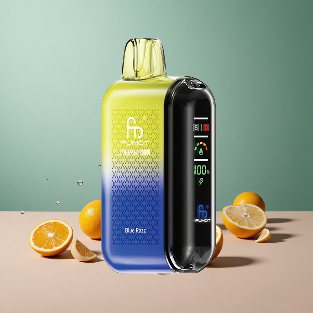 Fumot Tornado 20000 Синьо Малинова Дуал Мрежа Интелигентен Дисплей