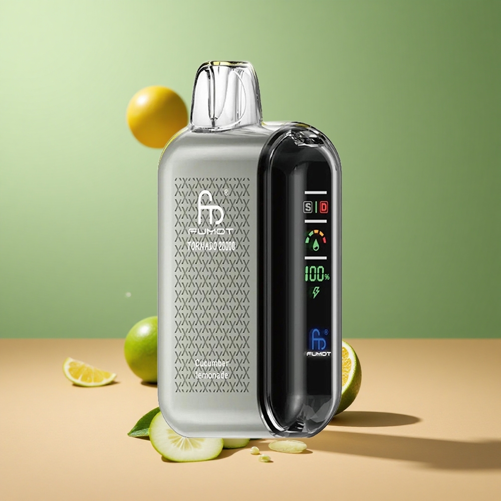 Fumot Tornado 20000 Краставична Лимонада с Двойна Мрежа и Управление на Въздушен Поток