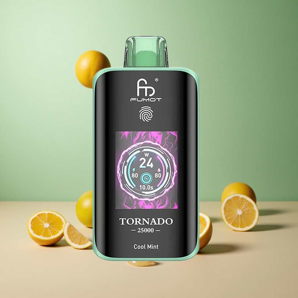 Fumot Tornado 25000 Хладична Мента Екран 700mAh 20ml
