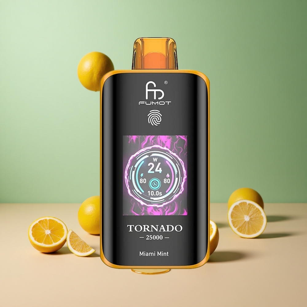 Fumot Tornado 25000 Софийска Мента HD Екран 20мл Телесен