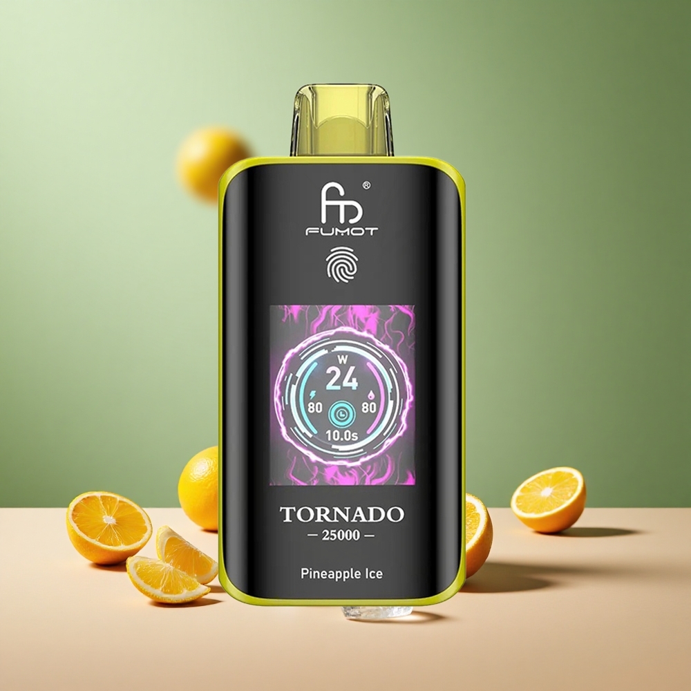 Fumot Tornado 25000 Ананасова Свежина с HD Екран и 20мл Течност