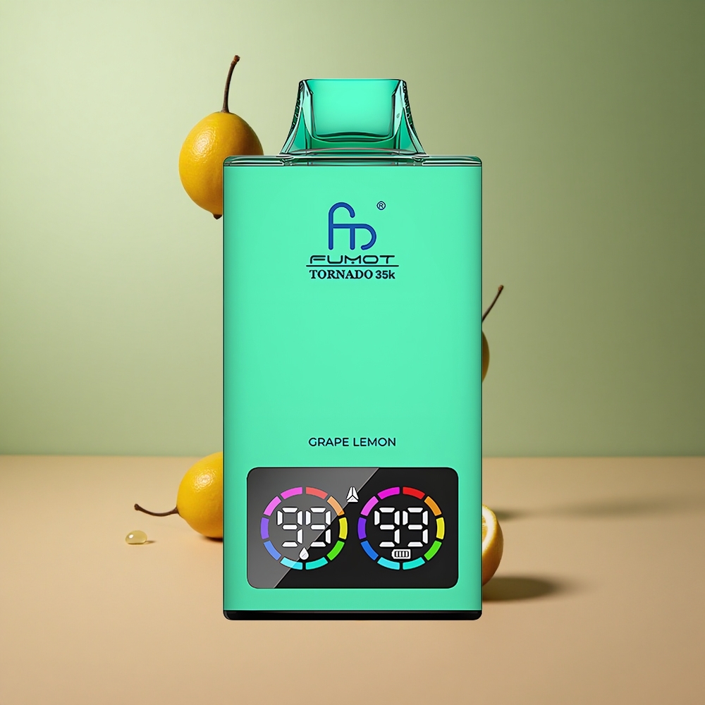 Fumot Tornado 35000 Грозде Лимон с Двойна Мрежа и RGB Светлини