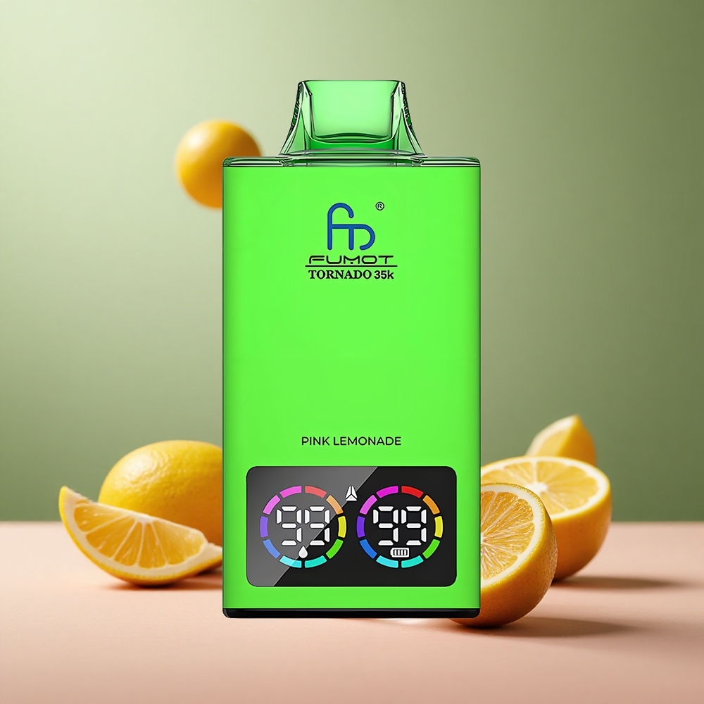 Fumot Tornado 35000 Розов лимонада с двойна мрежа и RGB светлини