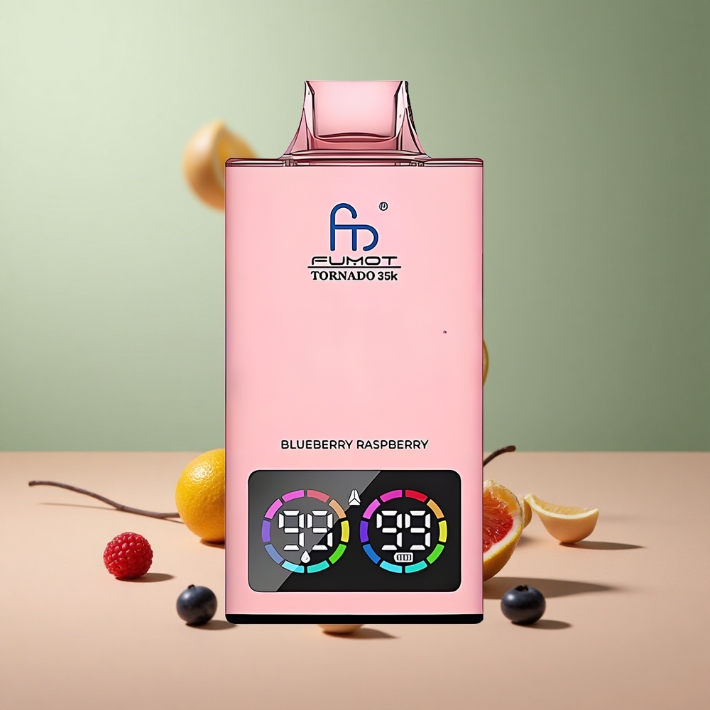 Fumot Tornado 35000 Боровинка Малина Двойна Мрежа RGB Светлина