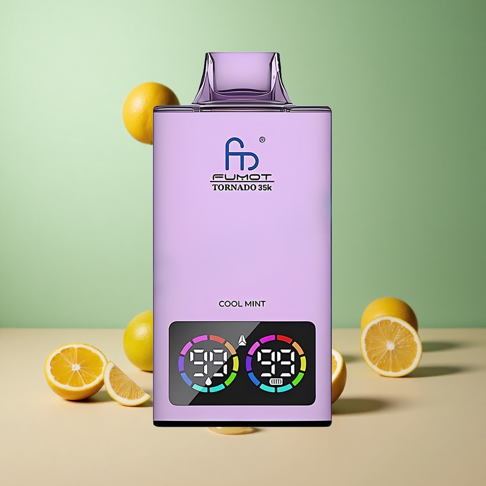 Fumot Tornado 35000 Хладен Мента Двойна Мрежа и RGB Светлини