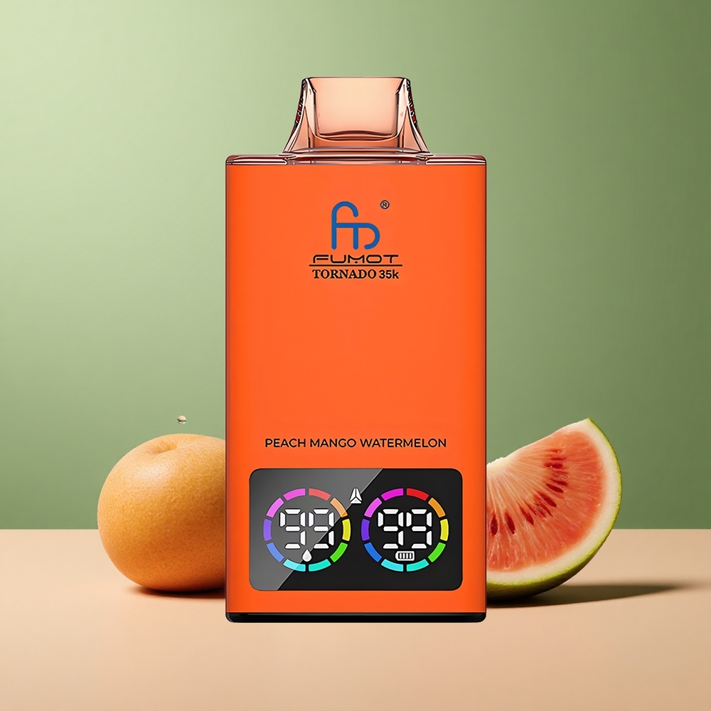 Fumot Tornado 35000 Праскова Манго Диня USB-C RGB Светлини
