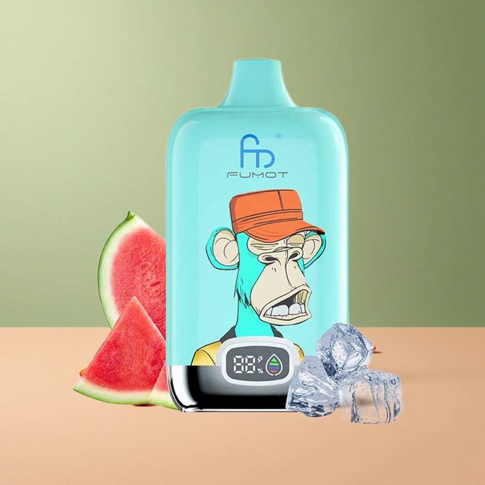 Fumot Tornado Digital Box 12000 Ягодова Поничка с Мрежева Намотка и Тип-C Зарядно