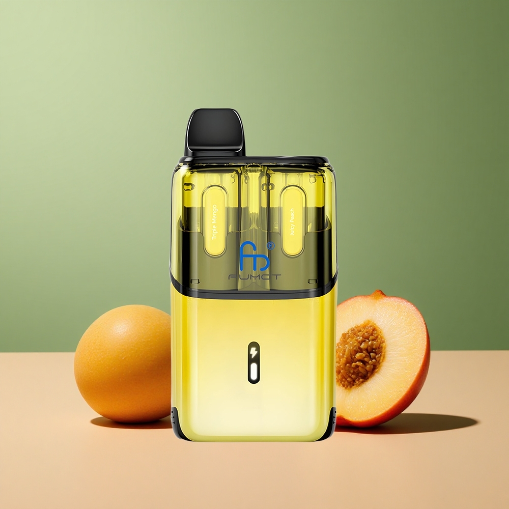 Fumot Ultra T32000 Тройна Манго - Сочен Праскова с 800mAh Батерия и Напредъчна Мрежова Намотка