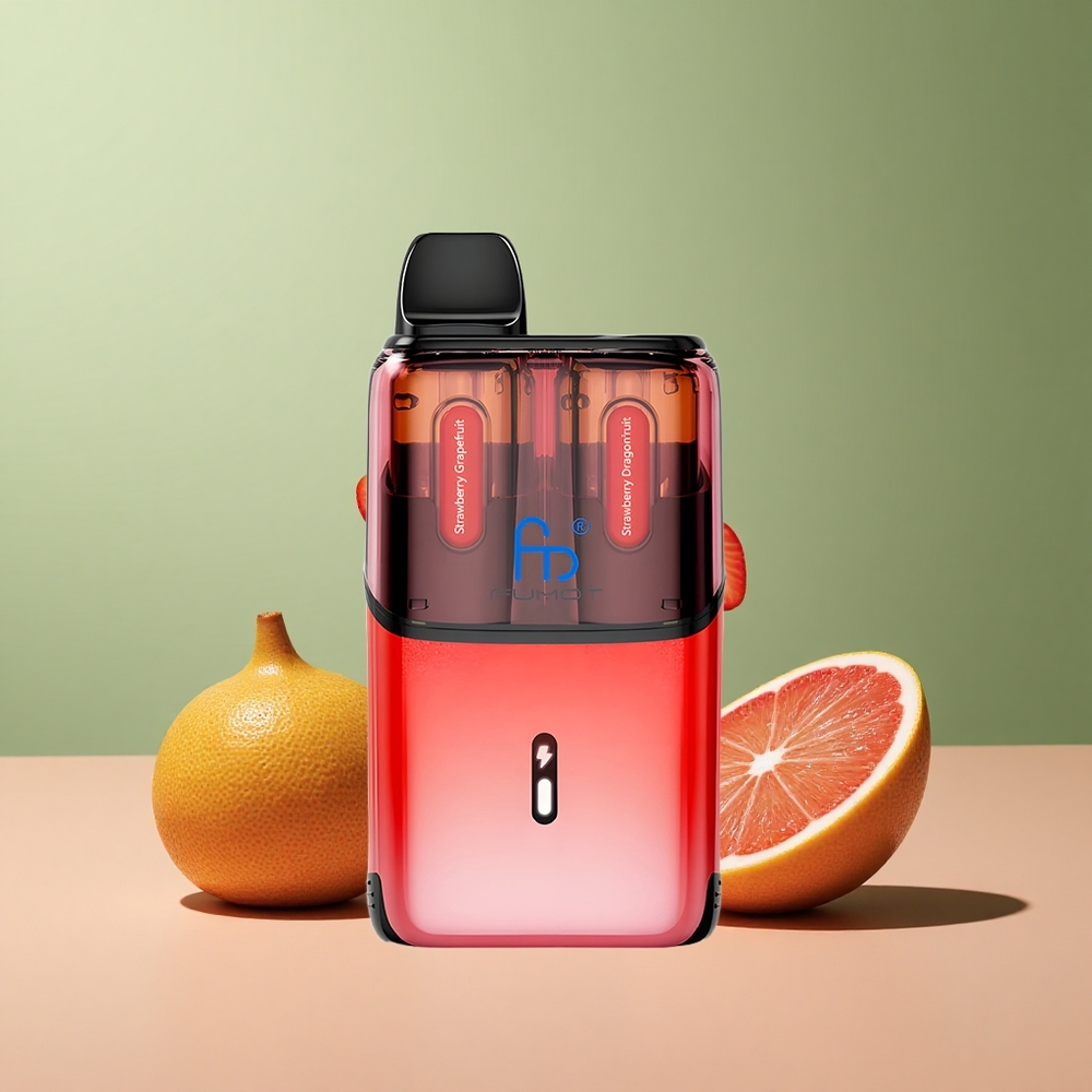 Fumot Ultra T32000 Ягода Грейпфрут - Ягода Драконов Плод с Напреднала Мрежова Намотка и Бързо Зареждане