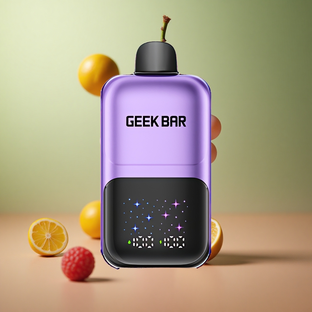 GEEK BAR 2GO 20ml 50000 Грозде & Малина Двойни Резервоари 20ml Регулируем Вкус/Хладина