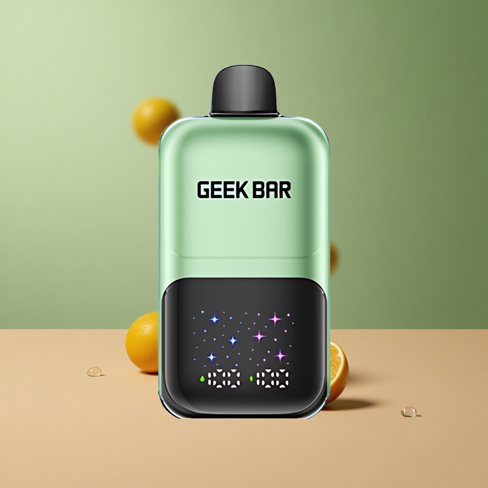 GEEK BAR 2GO 20ml 50000 Двойна Ябълка A&B с Голям Екран и Регулируем Вкус