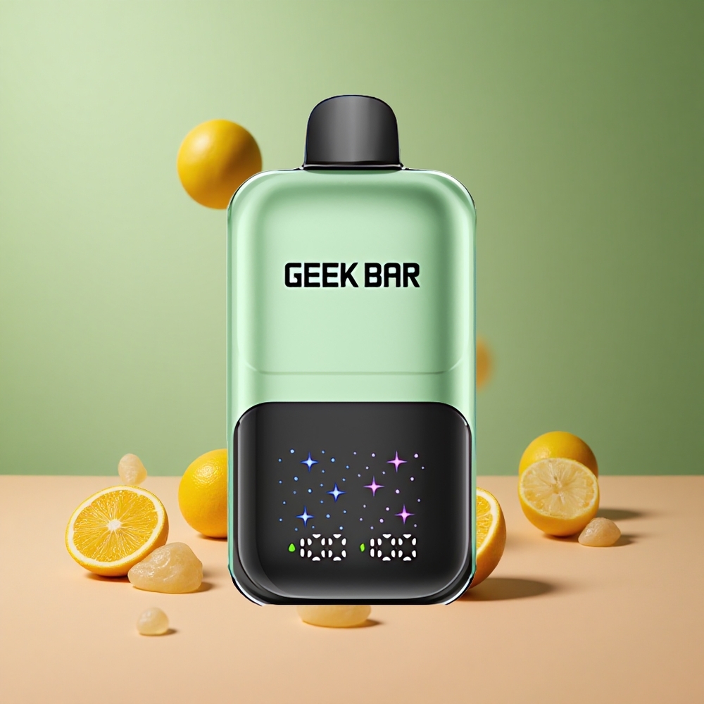 GEEK BAR 2GO 20ml 50000 Кисела бонбона и кисели плодове с голям екран и регулируем вкус
