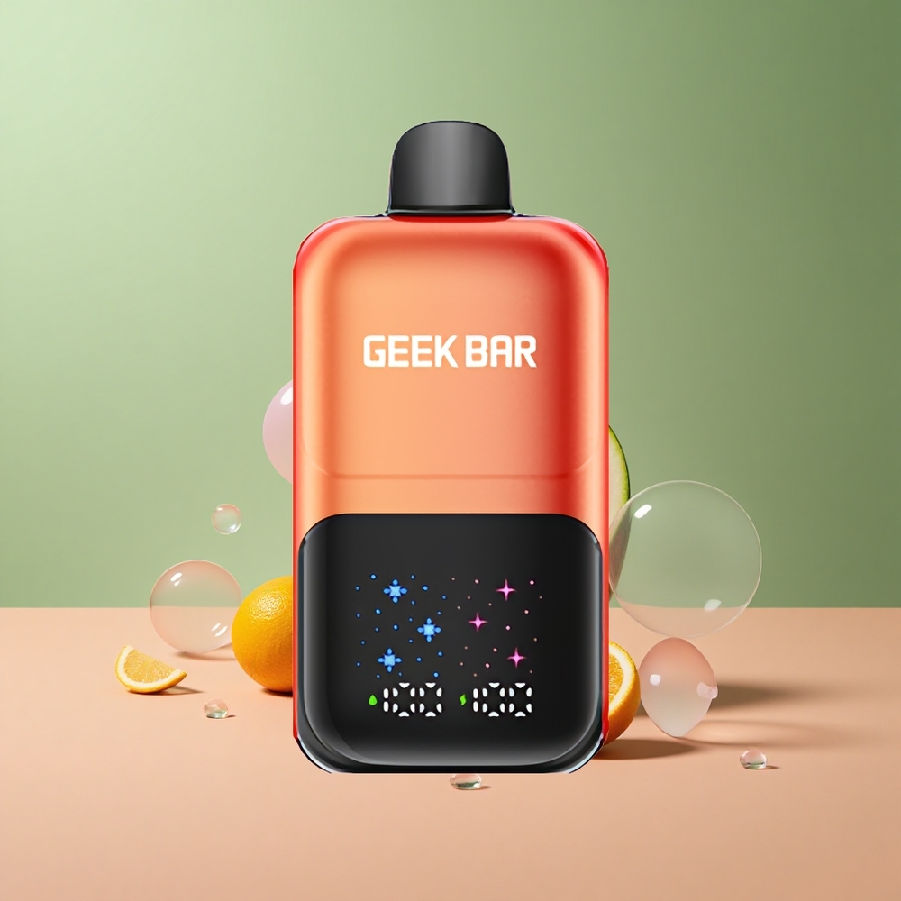 GEEK BAR 2GO 20ml 50000 Динена Дъвка Леден Сладолед с Голям Екран и Двойни Резервоари