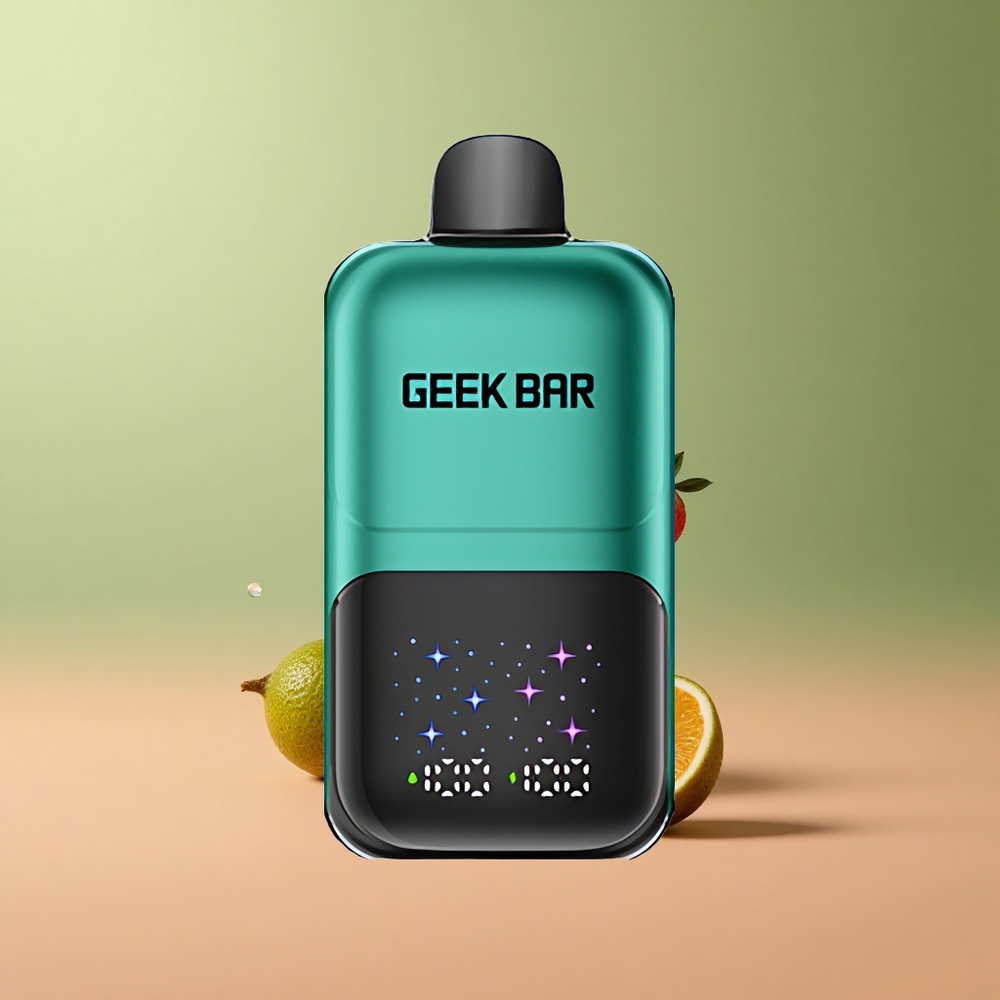 GEEK BAR 2GO 20ml 50000 Ягода & Киви | Голям Екран | Двойни Резервоари