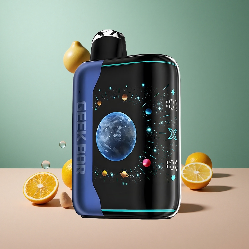 GEEK BAR Platinum Edition 25000 Синьо Малинов Лед с USB-Type C и Dual Mesh Coil