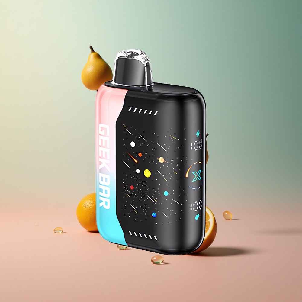 GEEK BAR Pulse X 42K Puffs Meteor Edition Розово и Синьо със Зарядно 820mAh и Двойна Мрежова Намотка