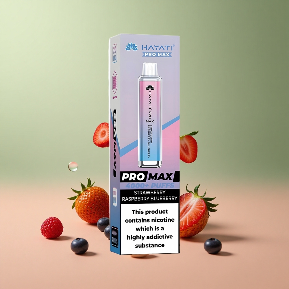 Hayati Pro Max 4000 Ягода Рай 2% 5% Nicotine Dual Mesh