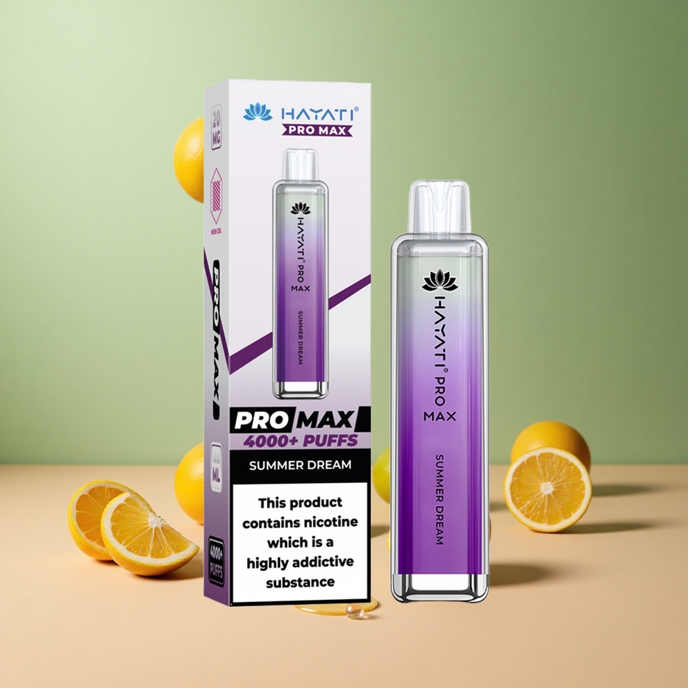 Hayati Pro Max 4000 Лятна Мечта с Двойна Намотка и Кристален Външен Вид