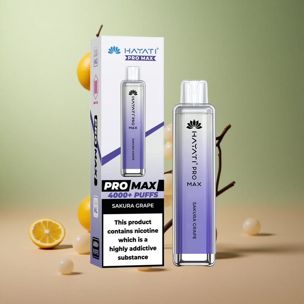 Hayati Pro Max 4000 Вишнова Лоза Pro Max 1400mAh Dual Coil
