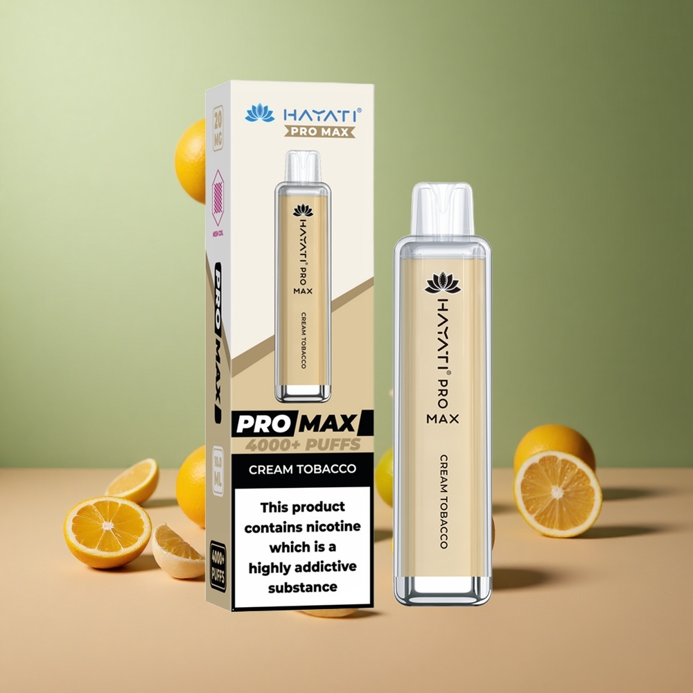 Hayati Pro Max 4000 Крем Тютюн Pro Mesh 2мл Dual Coil Rechargeable