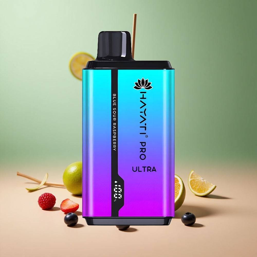 Hayati Pro Ultra 15000 Боровинково Ментолово Малиново с 2% Никотин и 850mAh Батерия