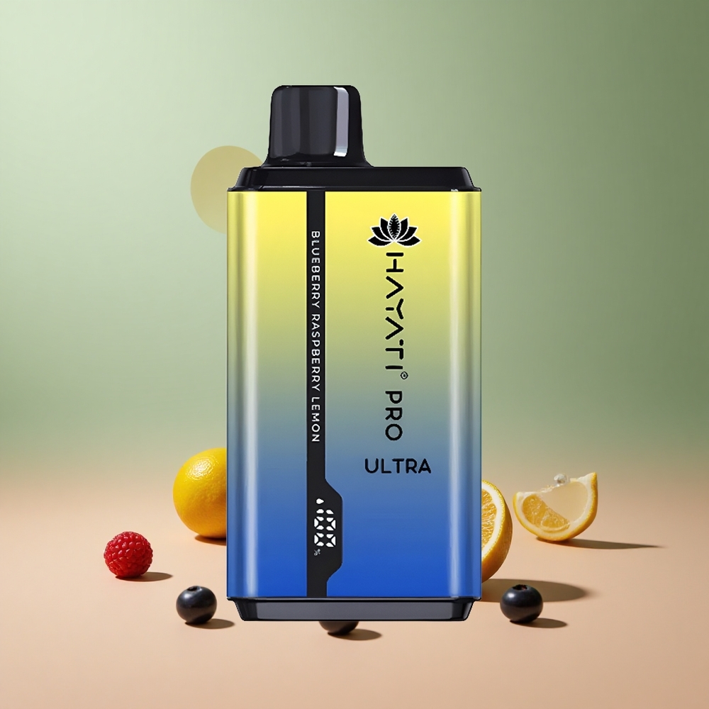 Hayati Pro Ultra 15000 Боровинка Малина Лимон 850mAh 12ml