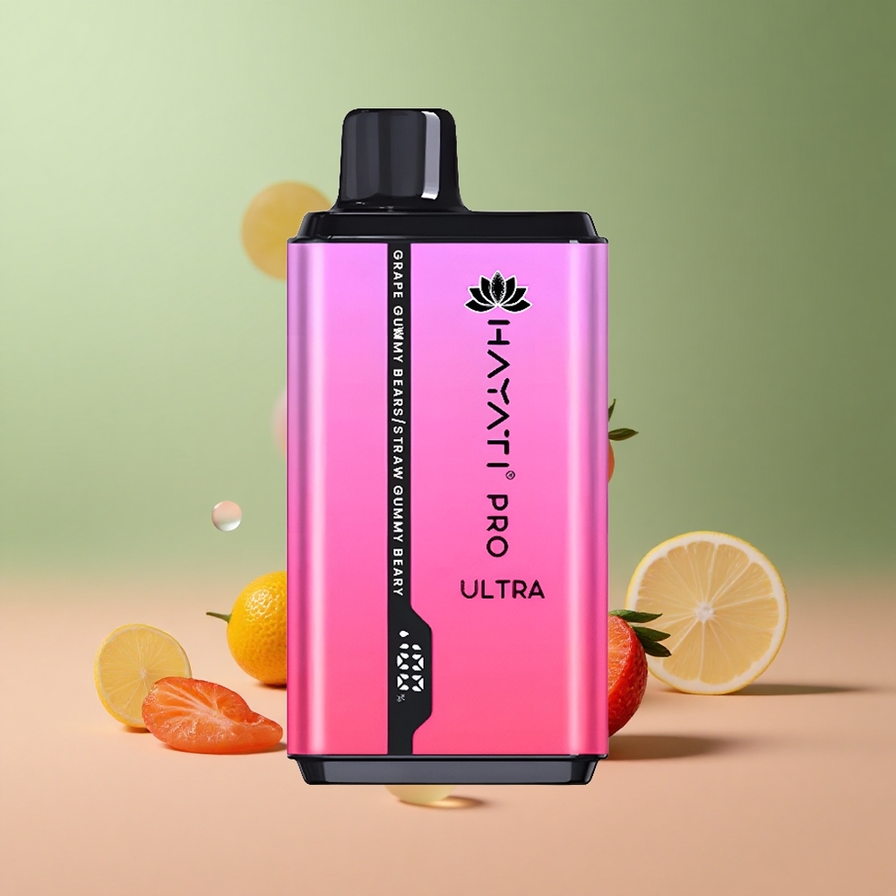Hayati Pro Ultra 15000 Гроздови Гумени Мечета Ягодови Гумени Мечета 850mAh 12ml