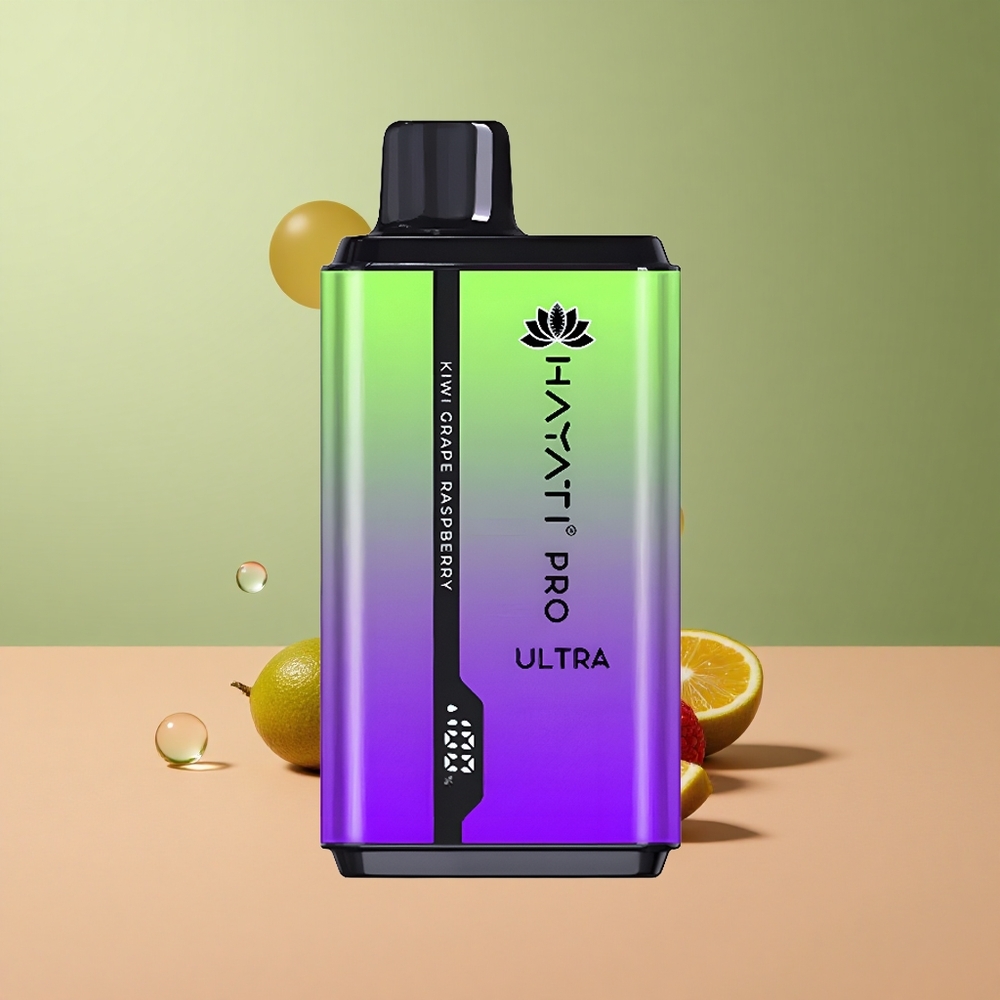 Hayati Pro Ultra 15000 Киви Грозде Малина 850mAh 12ml
