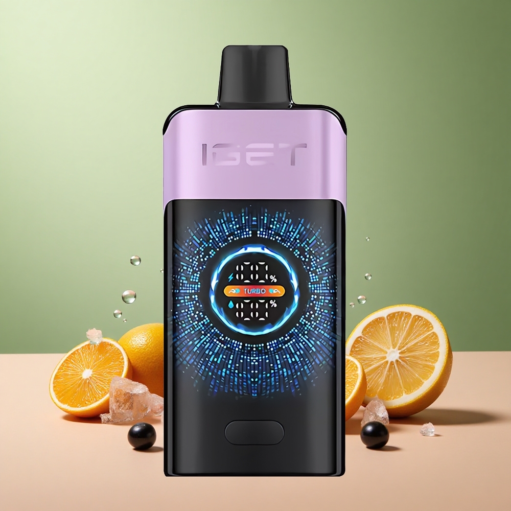 IGET ONE 12000 Смесени Ягоди Лед с Голям Извит Цветен Екран и Dual Mesh Coil