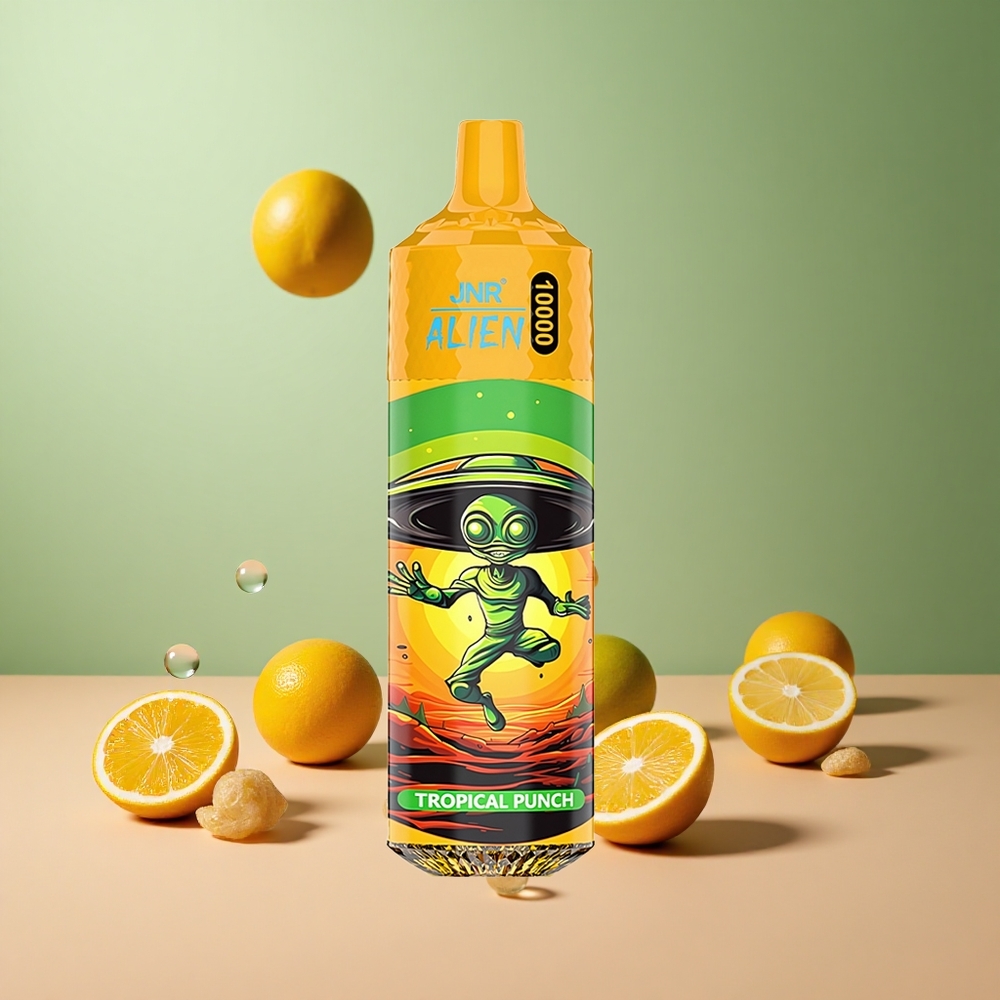 JNR Alien 10000 Тропически Удар с RGB Светлини и 20ml Вкус