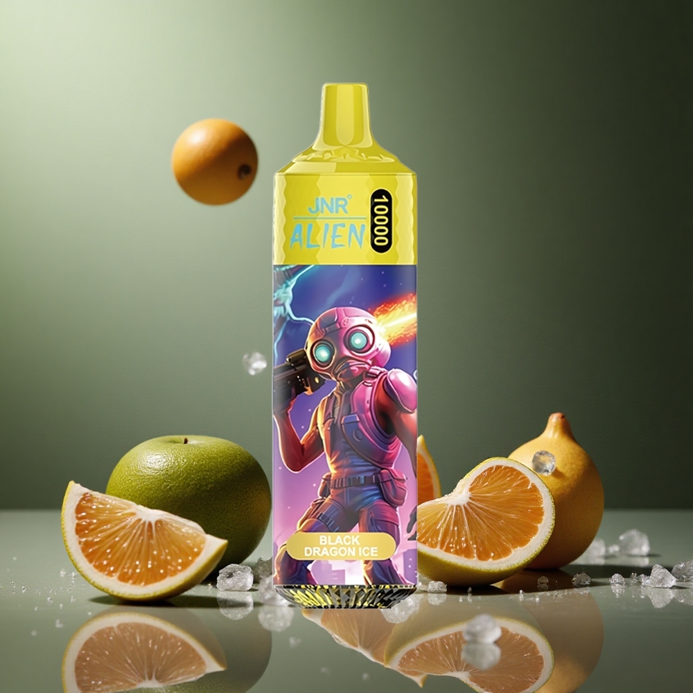 JNR Alien 10000 Черен Дракон Лед (RGB LED, Mesh намотка, Type-C зареждане)