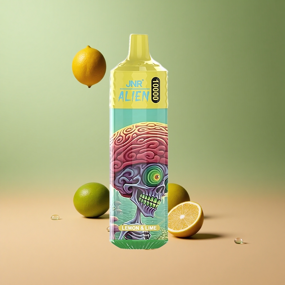 JNR Alien 10000 Лимон & Лайм с RGB LED и Type-C Заряда