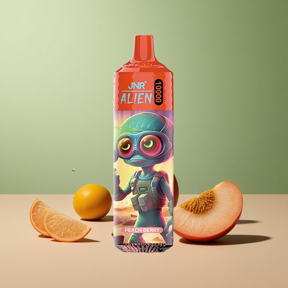 JNR Alien 10000 Праскова Ягода с RGB светлини и Type-C зареждане