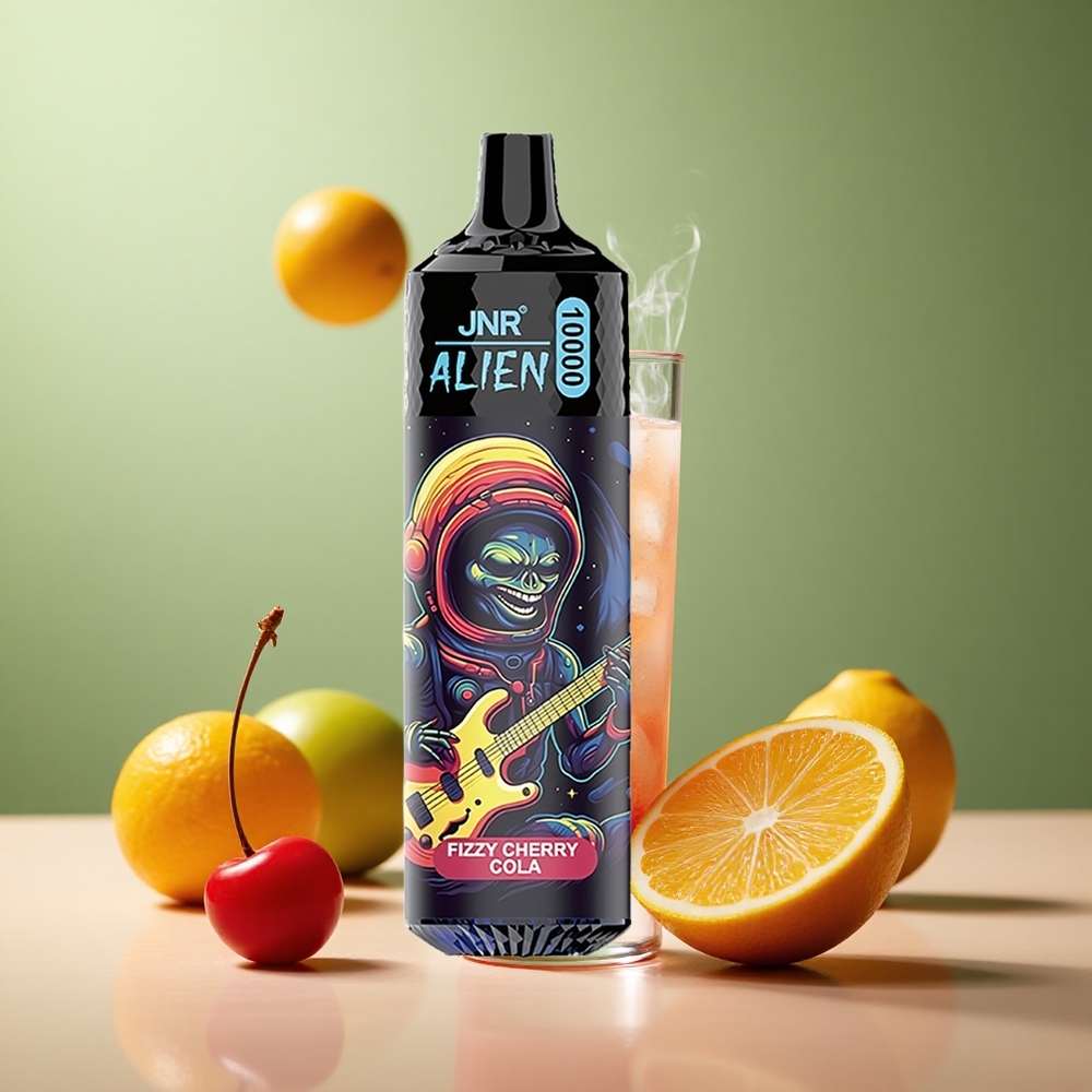 JNR Alien 10000 Газеща Черешова Кола с RGB светлини и Type-C зареждане