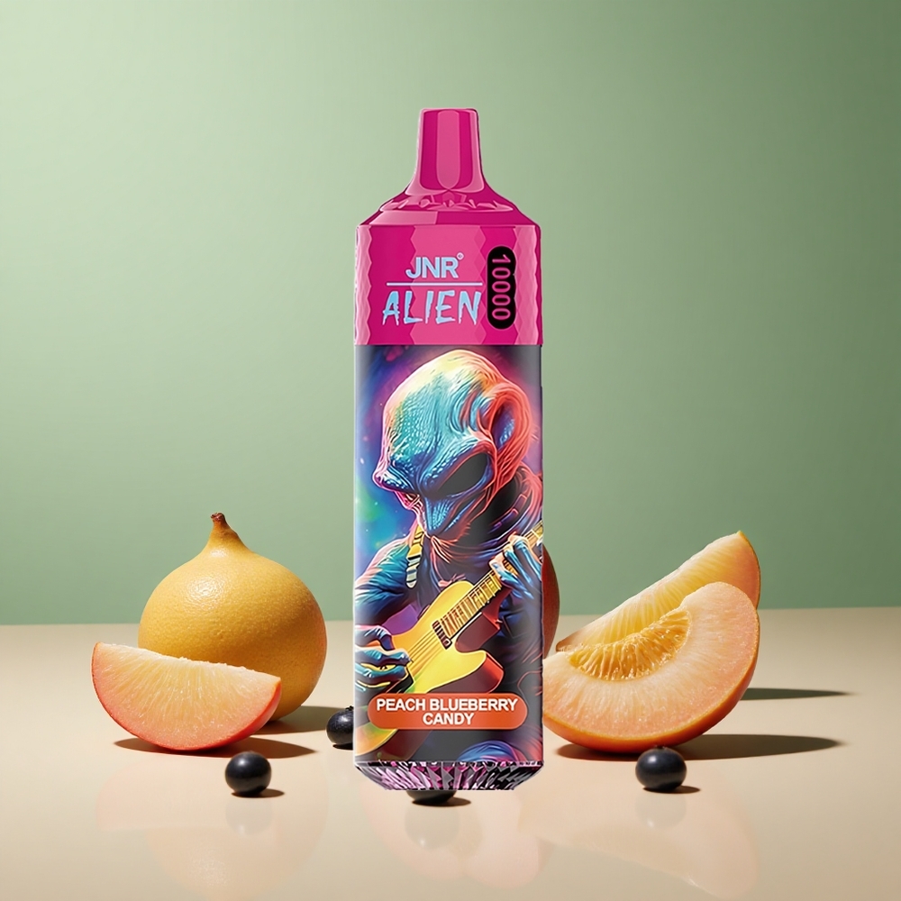 JNR Alien 10000 Праскова Боровинка Бонбон с RGB светлини и Type-C зареждане