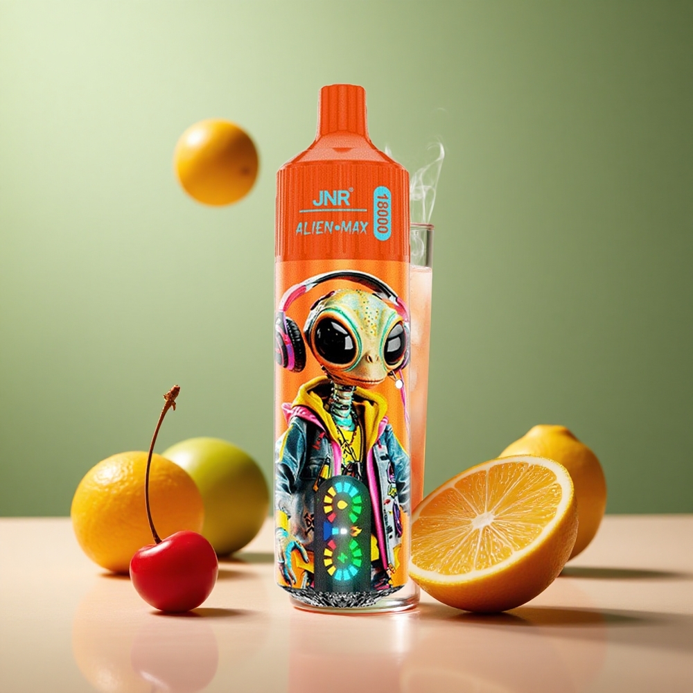 JNR Alien Max 18000 Газира вишнова кола с двойна мрежа и бързо зареждане