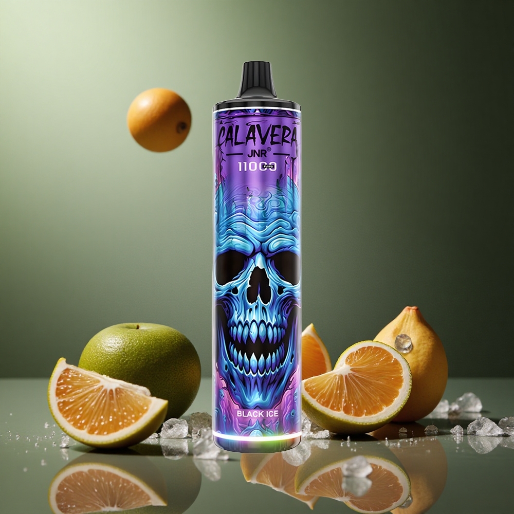 JNR Calavera 11000 Черен Лед Тип-C 850 мАч 21 мл