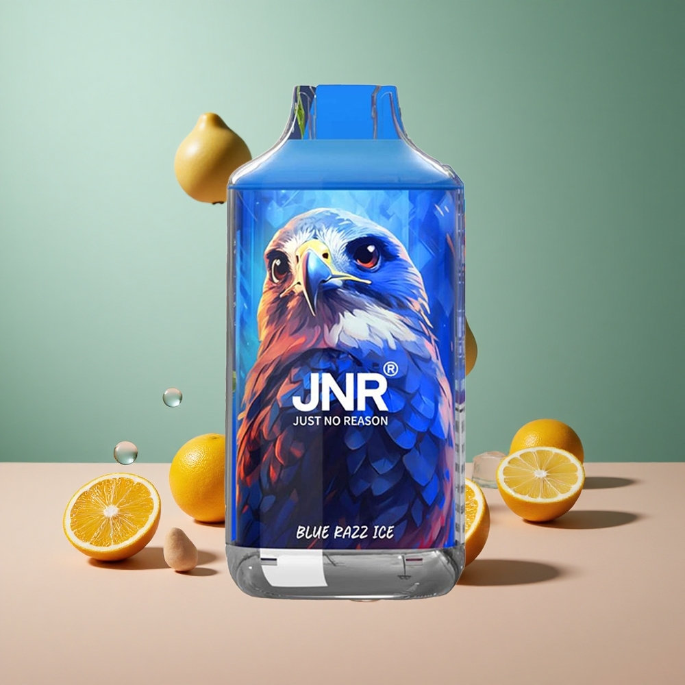 JNR Falcon 16000 Синьо Малинов Лед с Двойна Мрежа и LED Дисплей 850 mAh