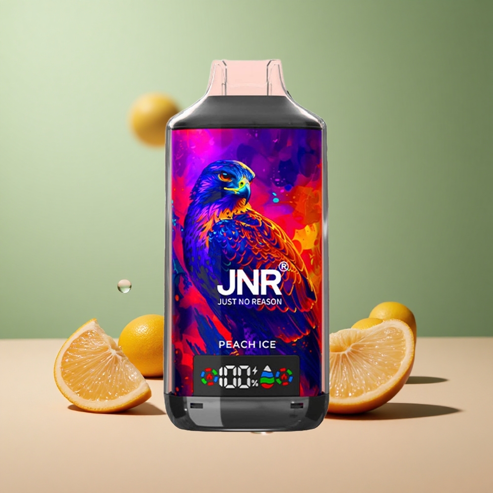 JNR Falcon X 18000 Праскова Лед с 24мл и Двойна Мрежа