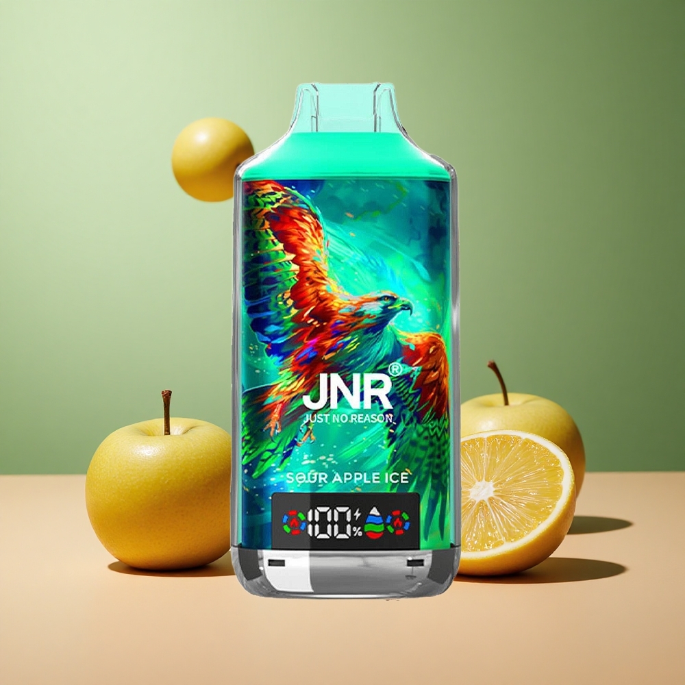 JNR Falcon X 18000 КиселоЯбълков Лед 750mAh Dual Mesh Digital Type-C