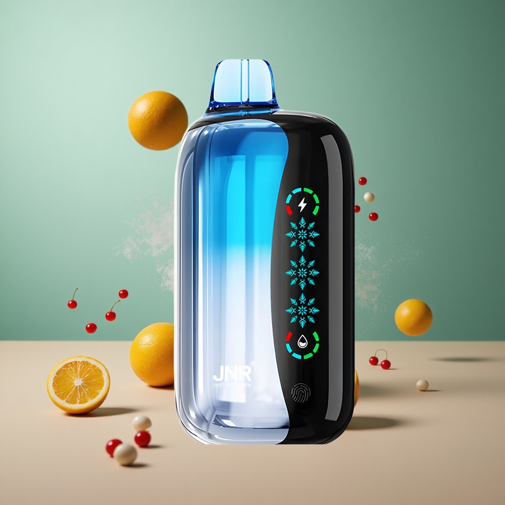 JNR Flex Ice 21000 Синьо Черешово Взрив с Персонализиран Въздушен Поток и Леден Ефект