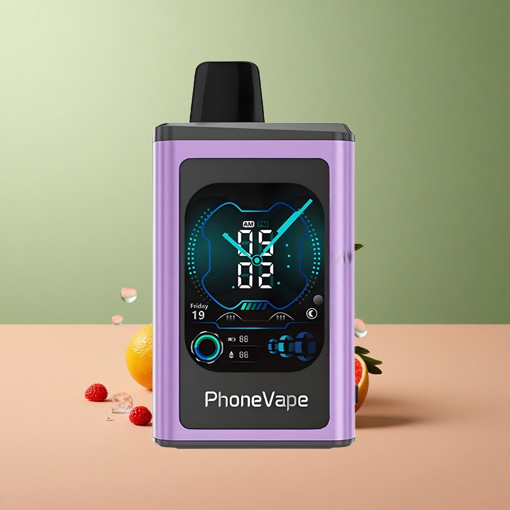 JNR PhoneVape 30000 Ягодов Лед с Турбо Режим и Пълен Дисплей