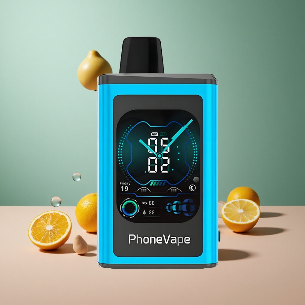 JNR PhoneVape 30000 Синьо Малинов Лед с Турбо Режим и Регулируем Въздушен Поток